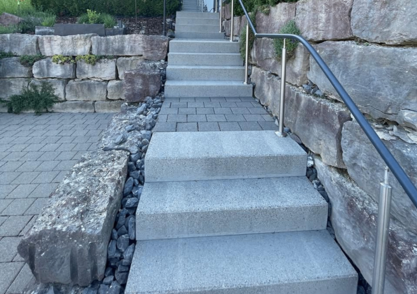 Treppe, Vorher